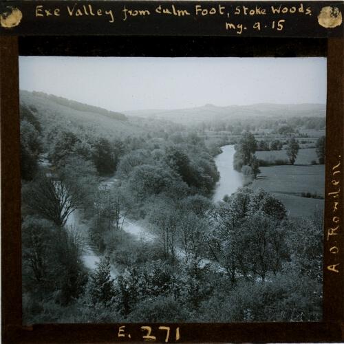 Exe Valley from Culm Foot, Stoke Woods
