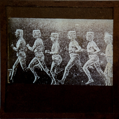 Chronophotograph of man running