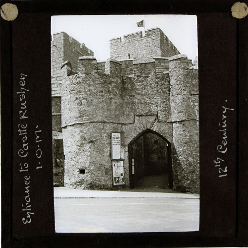 Entrance to Castle Rushen, Isle of Man