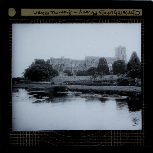 Christchurch Priory -- from the River