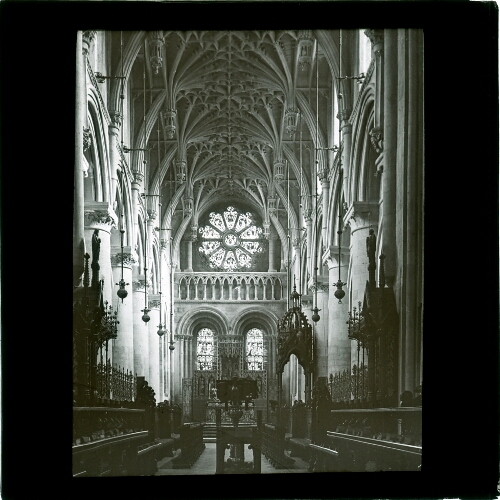 Oxford. Interior, The Choir and E. Window
