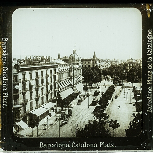 Barcelona. Catalona Platz.– alternative version