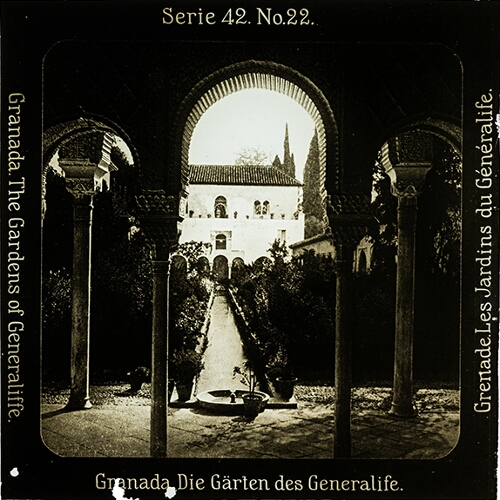 Granada. Die Gärten des Generalife.– alternative version
