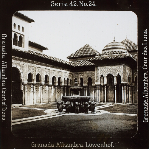 Granada. Alhambra. Löwenhof.