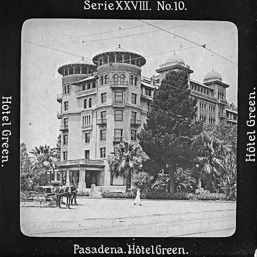 Pasadena. Hôtel Green.– alternative version