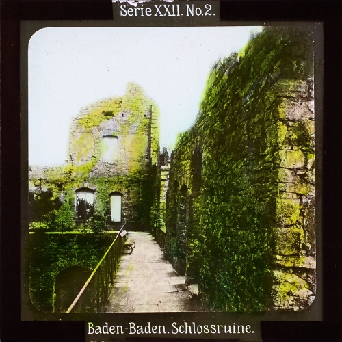 Baden-Baden. Schlossruine.