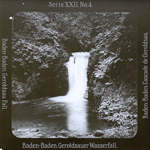 Baden-Baden. Geroldsauer Wasserfall.