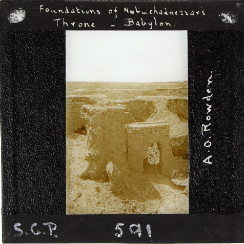 Foundations of Nebuchadnezzar's Throne, Babylon