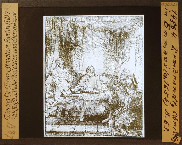 Rembrandt, Christus in Emmaus