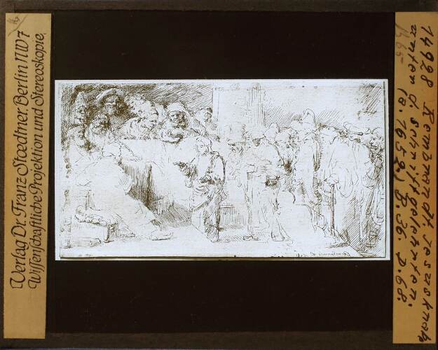 Rembrandt, Jesusknabe unter Schriftgelehrten