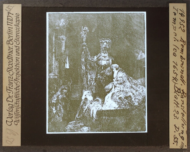 Rembrandt, Darstellung im Tempel (c 1654)