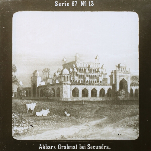 Akbars Grabmal bei Secundra.