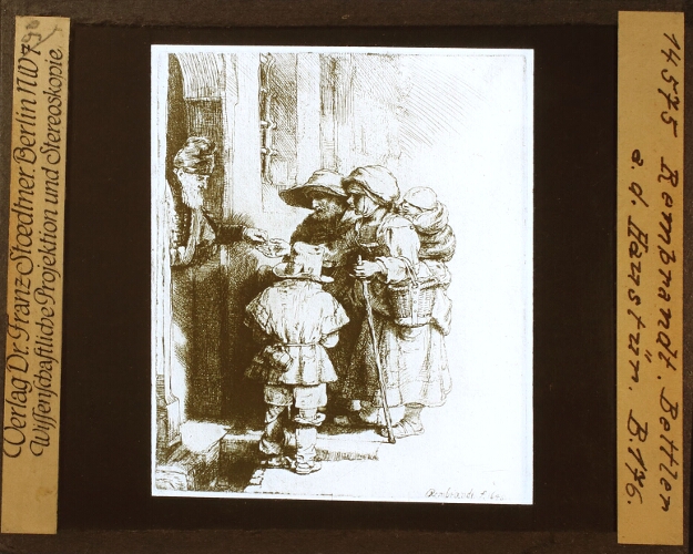 Rembrandt, Bettler a.d. Haustür