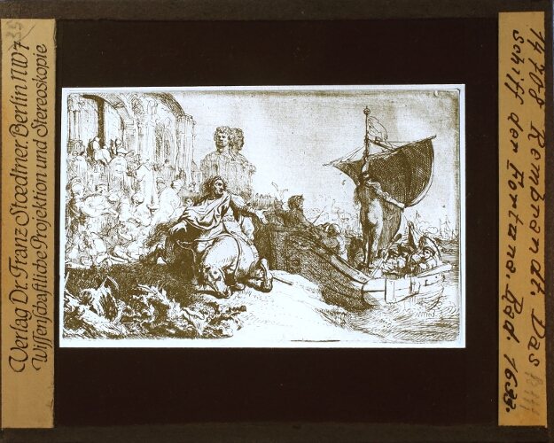 Rembrandt, Das Schiff der Fortuna.