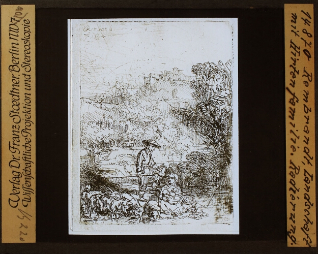 Rembrandt, Landschaft mit Hirtenfamilie