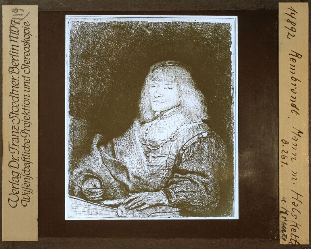 Rembrandt, Mann m. Halskette.