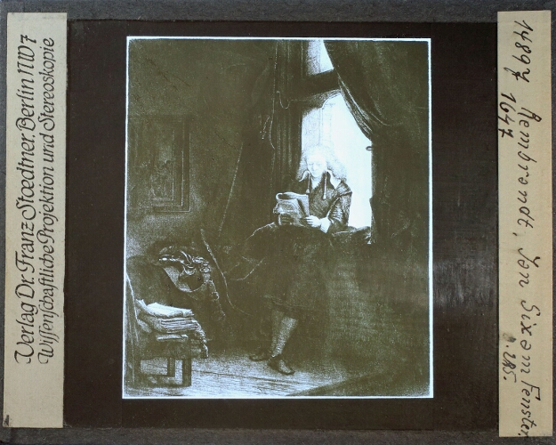 Rembrandt, Jan Six am Fenster