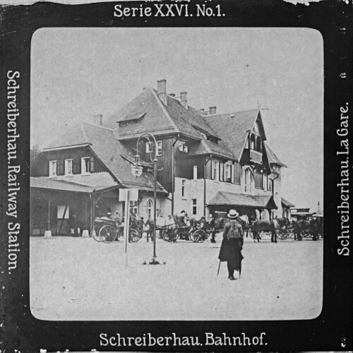 Schreiberhau. Bahnhof.