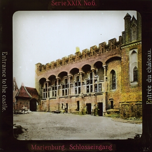 Marienburg. Schlosseingang.
