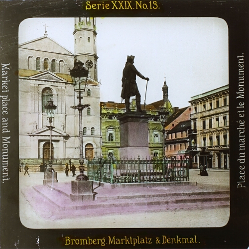 Bromberg. Marktplatz & Denkmal