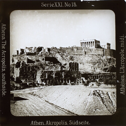 Athen. Akropolis, Südseite.– alternative version