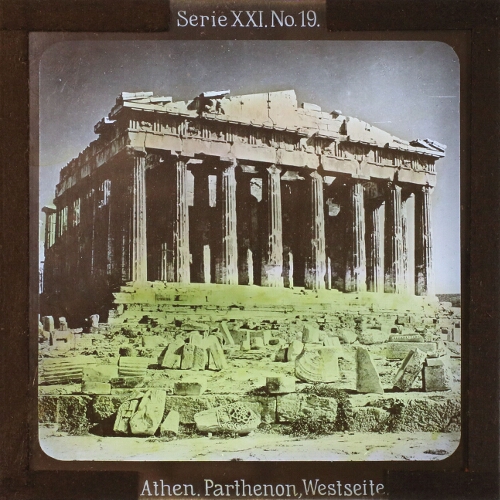 Athen, Parthenon, Westseite.– primary version