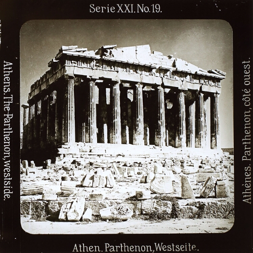 Athen, Parthenon, Westseite.– alternative version
