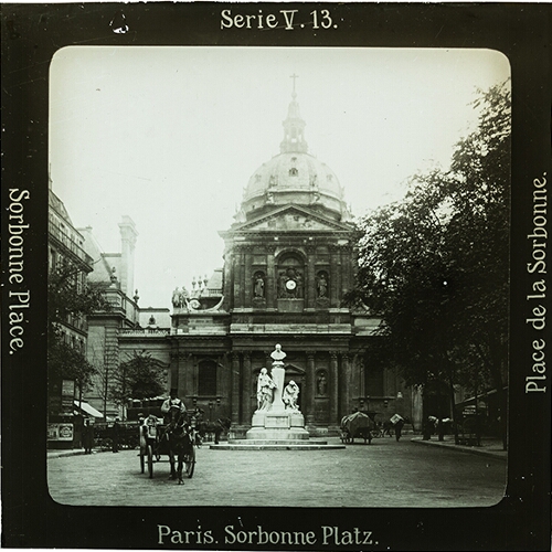 Paris. Sorbonne Platz.– primary version