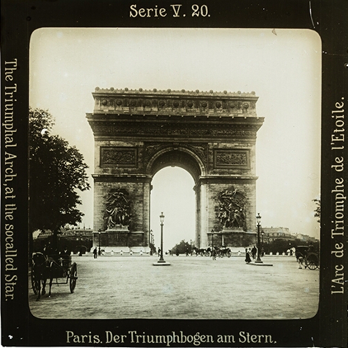 Paris. Der Triumphbogen am Stern.– primary version