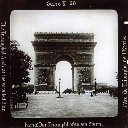 Paris. Der Triumphbogen am Stern.– alternative version