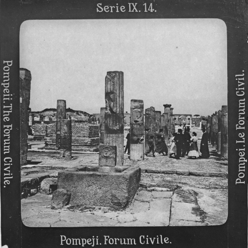 Pompeji. Forum Civile.
