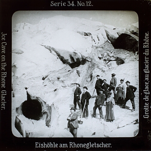 Eishöhle am Rhonegletscher.