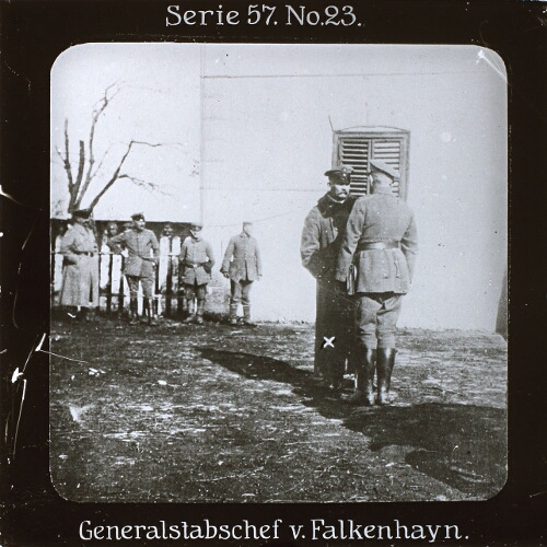 Generalstabchef v. Falkenhayn.