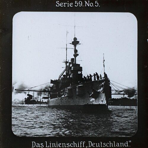 Das Linienschiff 'Deutschland'
