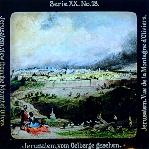 Jerusalem, vom Oelberge gesehen.– alternative version