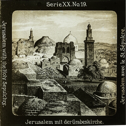Jerusalem, mit der Grabeskirche.