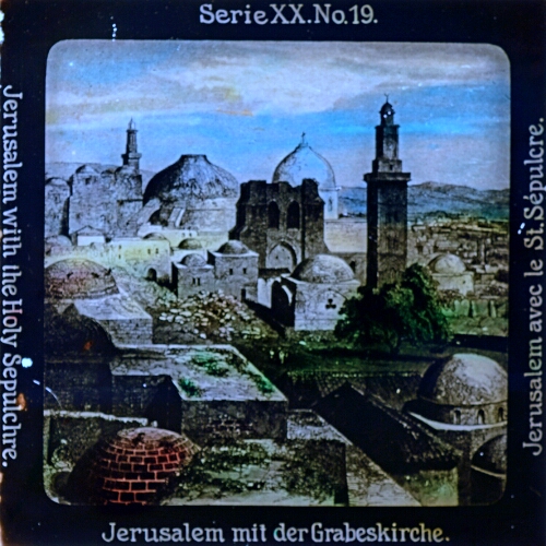 Jerusalem, mit der Grabeskirche.– alternative version