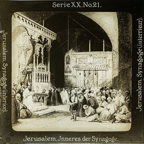 Jerusalem, Inneres der Synagoge