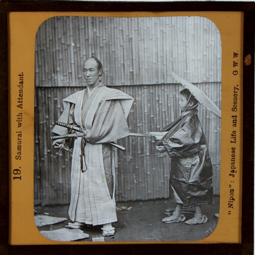 Samurai with attendant