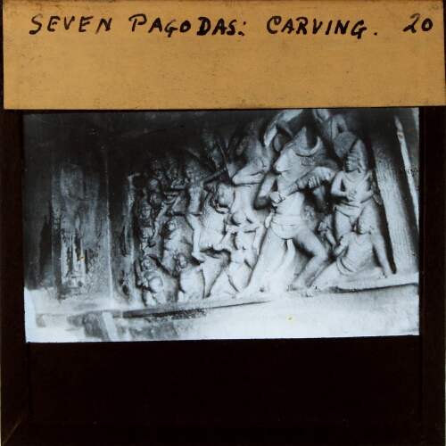 Seven Pagodas: Carving