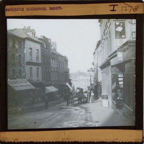 Street in unidentified town, possibly Tenby