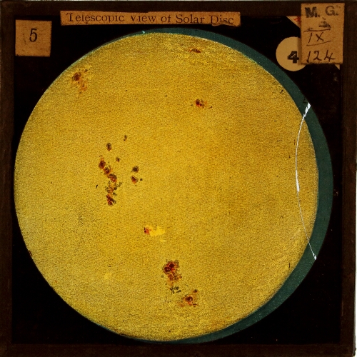 Telescopic View of Solar Disc