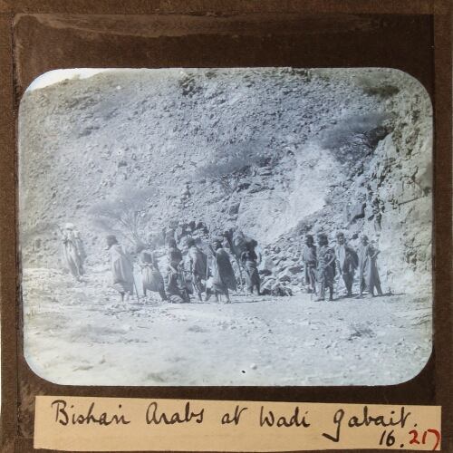 Bishain Arabs at Wadi Gabait