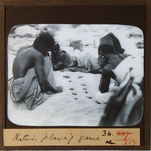 Natives playing game