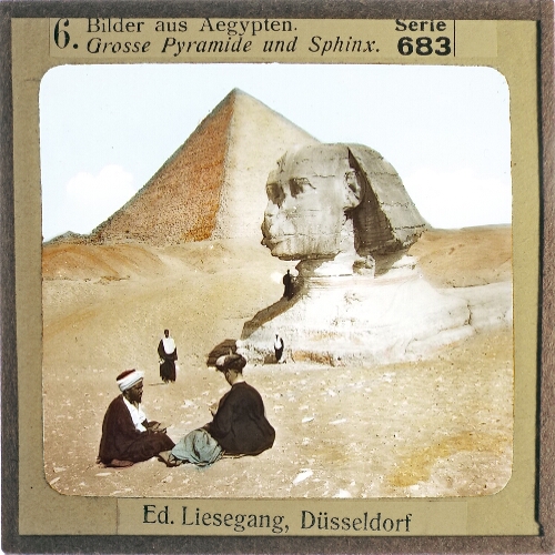 Grosse Pyramide und Sphinx
