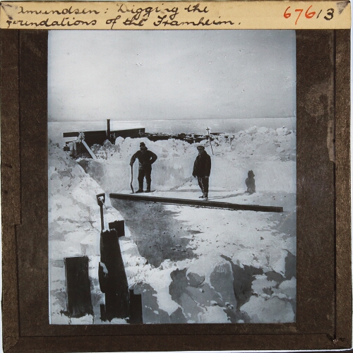 Amundsen: Digging the foundations of the Framheim