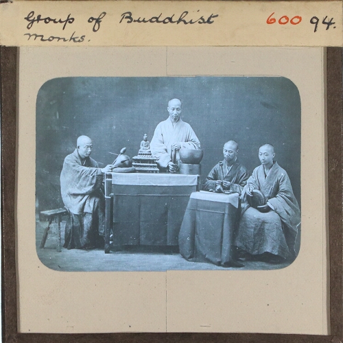 Group of Buddhist monks