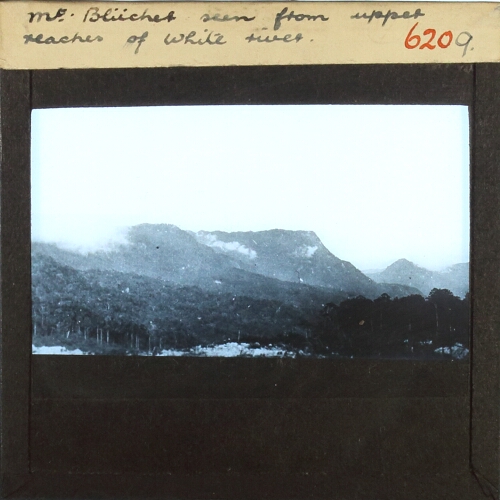 Mount Blücher seen from upper reaches of White river