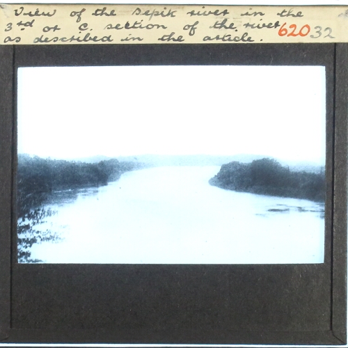 View of the Sepik river in the 3rd or c. section of the river as described in the article