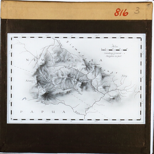 [Map of Papua New Guinea Bismarck Range]